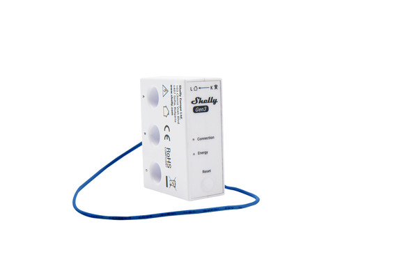 Shelly 3EM Gen3 - 3-Phasen Energiezähler, Stromzähler, inkl. 3x 63A Wandler